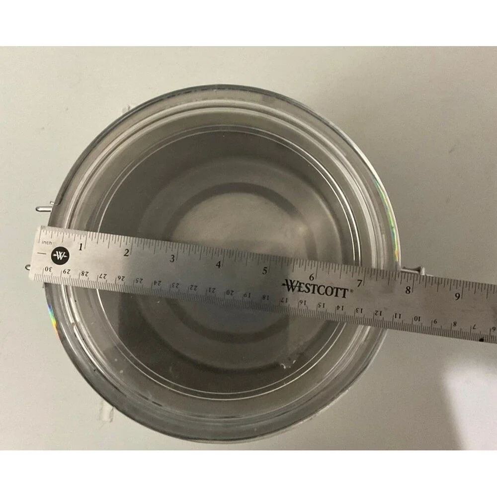 Stainless Steel Airtight Storage Canister with Clear Lid
